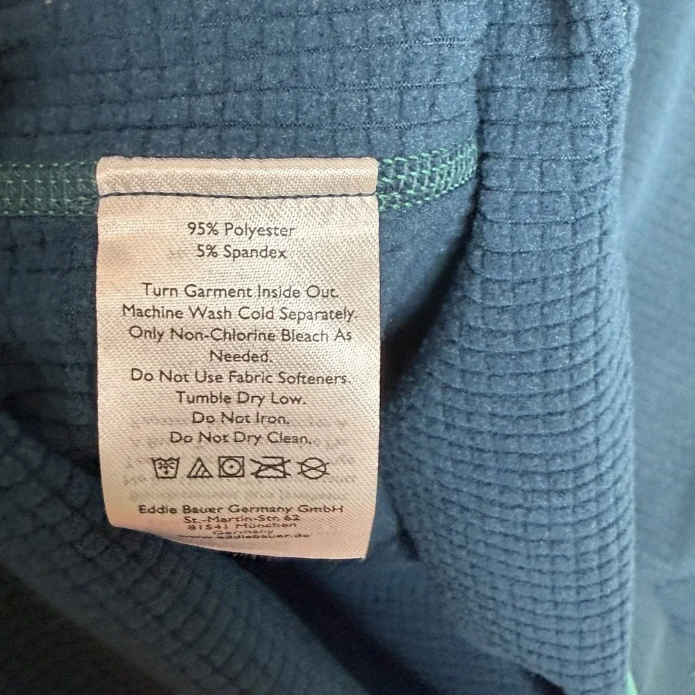 Eddie Bauer First Ascent Free Heat Fleece 1/4 Zip Pullover Jacket Womens XS